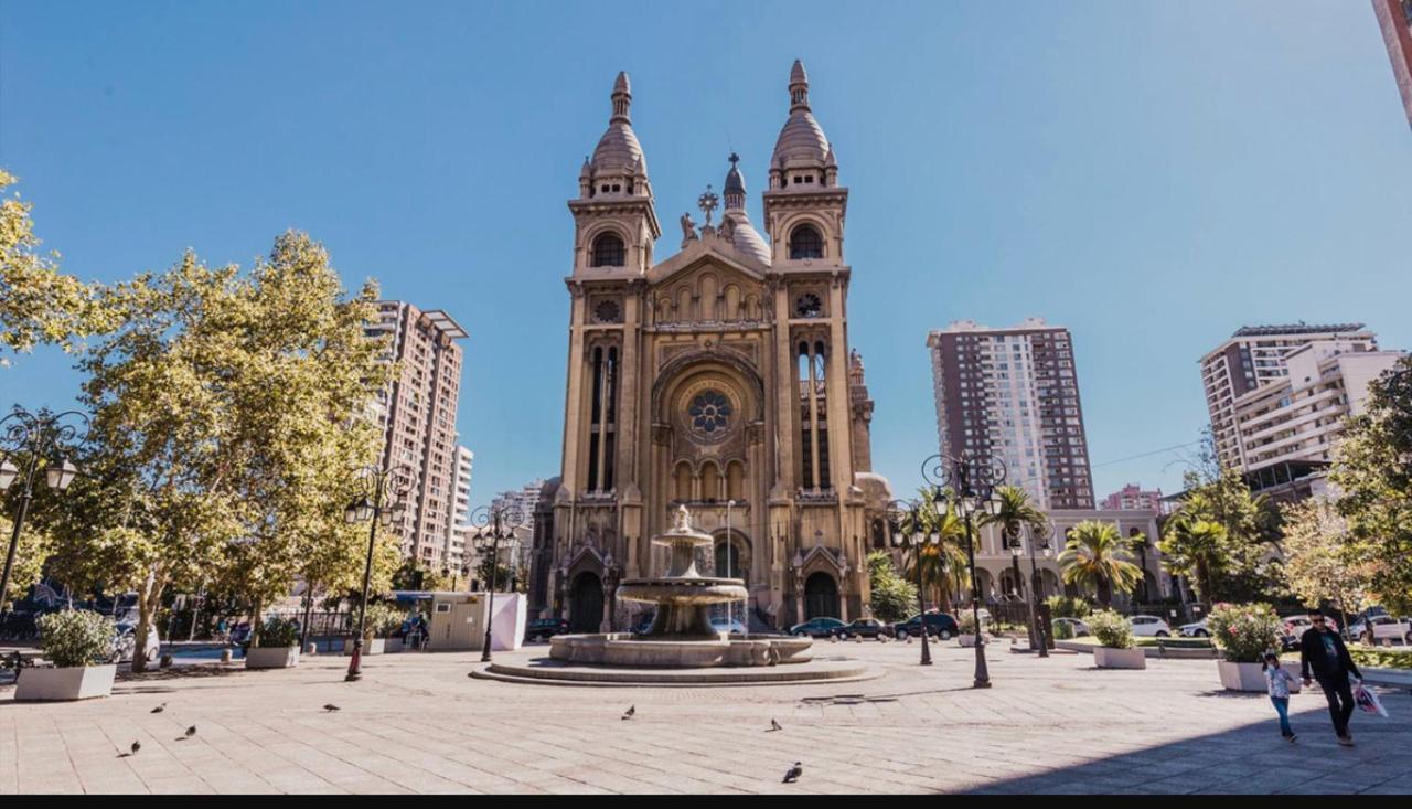 Apartamento En Santiago Centro Cerca De Movistar Arena, Caupolican Bagian luar foto