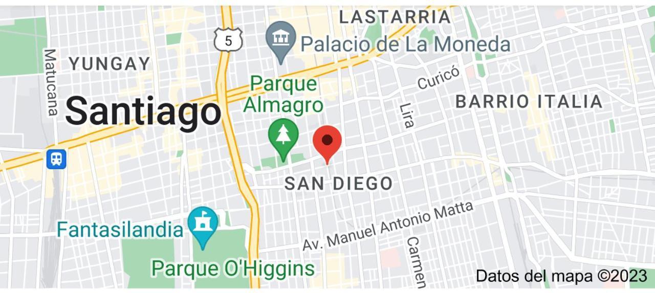 Apartamento En Santiago Centro Cerca De Movistar Arena, Caupolican Bagian luar foto
