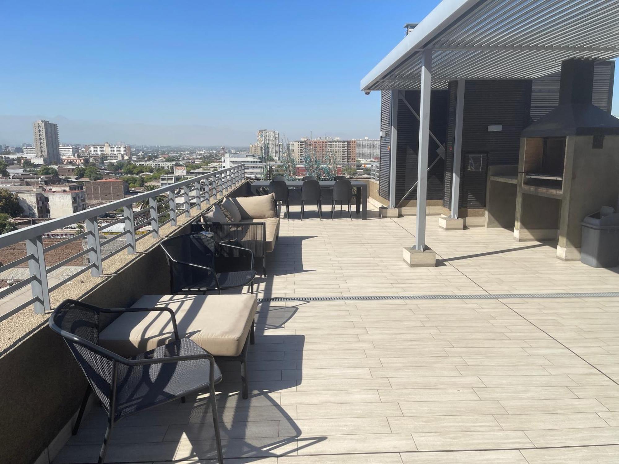 Apartamento En Santiago Centro Cerca De Movistar Arena, Caupolican Bagian luar foto