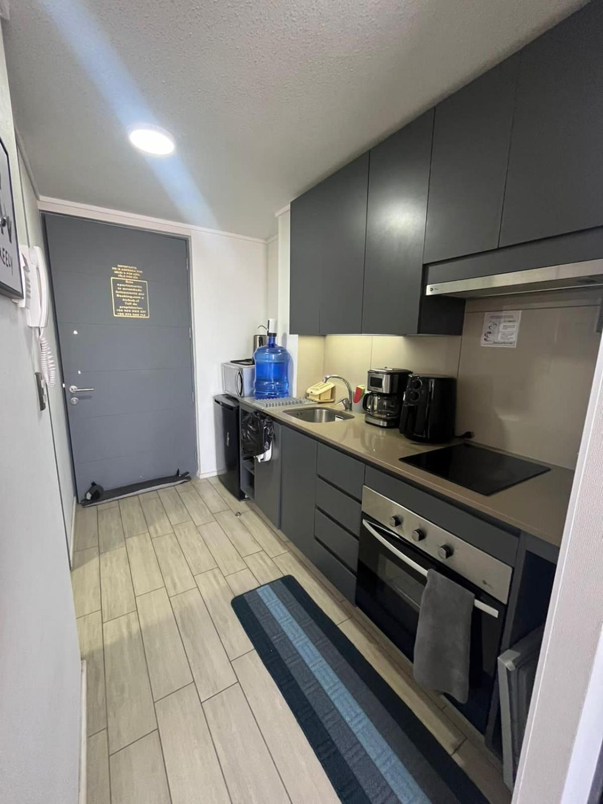 Apartamento En Santiago Centro Cerca De Movistar Arena, Caupolican Bagian luar foto