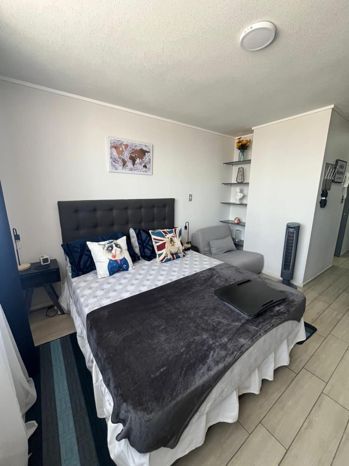 Apartamento En Santiago Centro Cerca De Movistar Arena, Caupolican Bagian luar foto