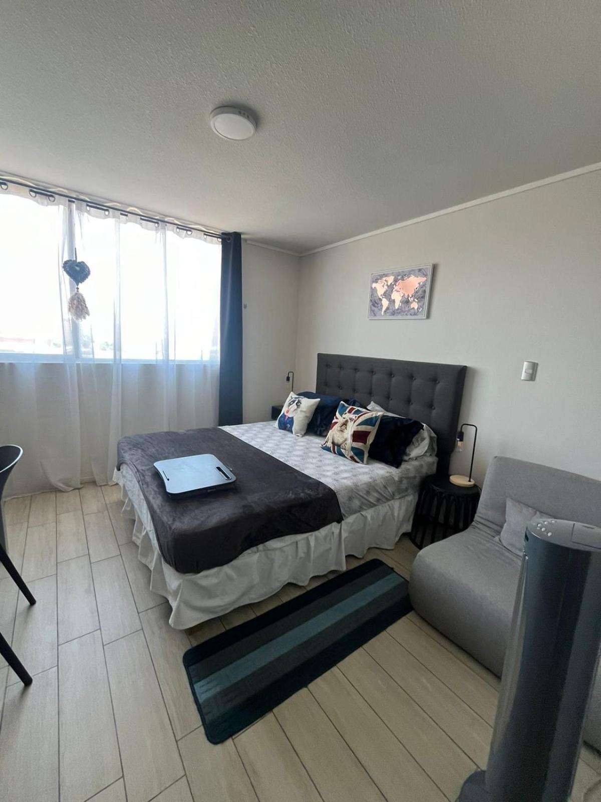 Apartamento En Santiago Centro Cerca De Movistar Arena, Caupolican Bagian luar foto